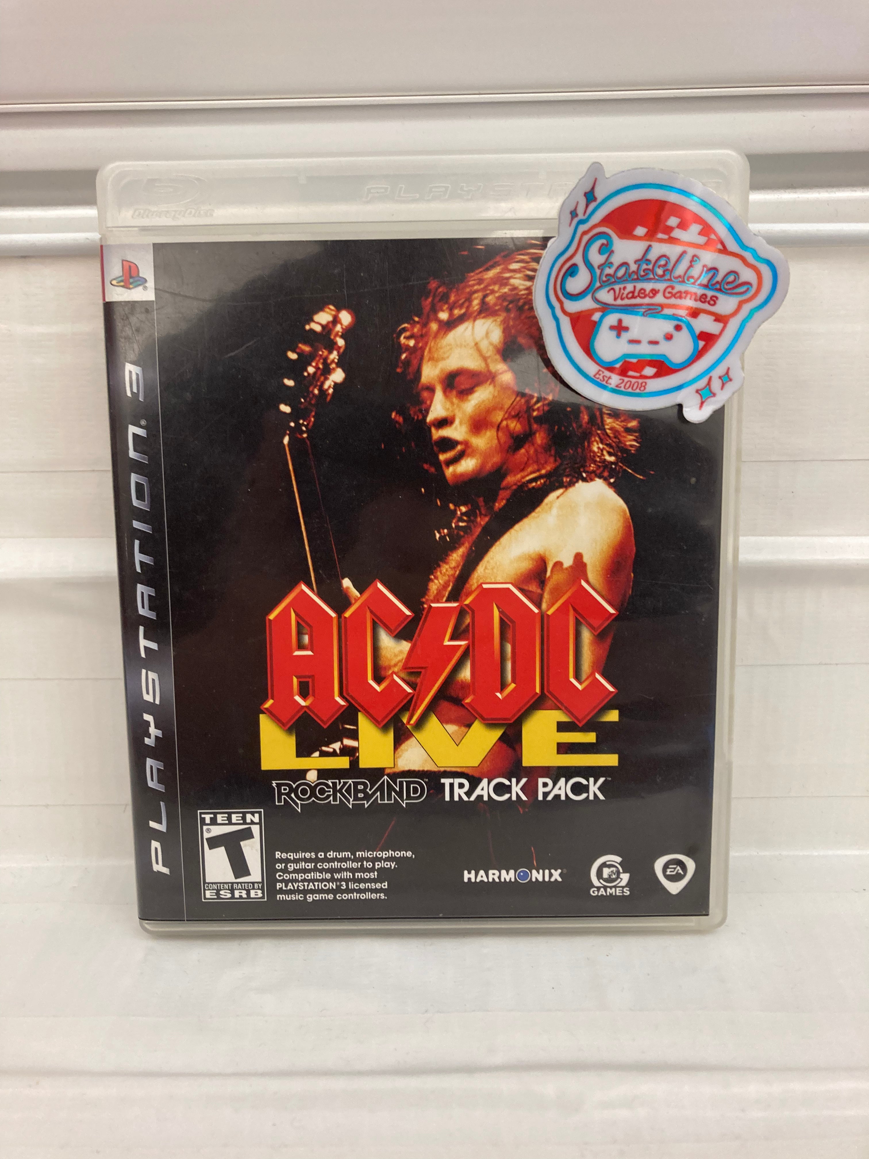 AC/DC Live Rock Band Track Pack - Playstation 3 – Stateline Video Games ...