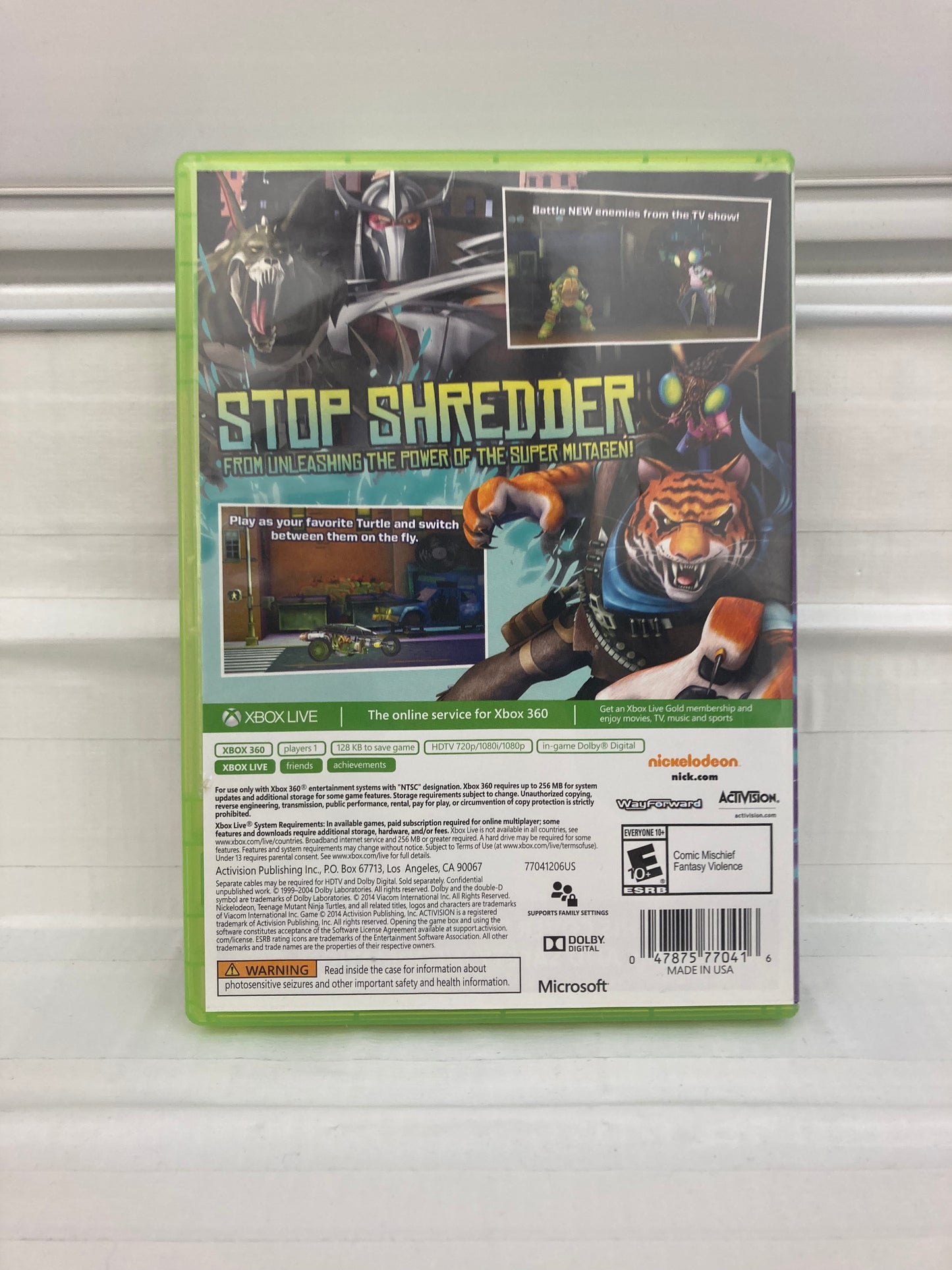 Teenage Mutant Ninja Turtles: Danger of the Ooze - Xbox 360