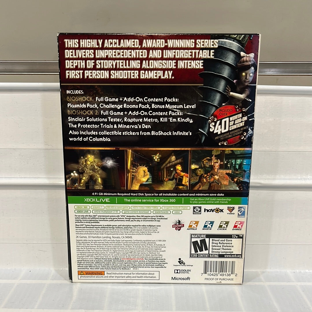 Ultimate Rapture Edition Bioshock Ultimate Rapture Edition - Xbox 360 – Stateline Video Games Inc.