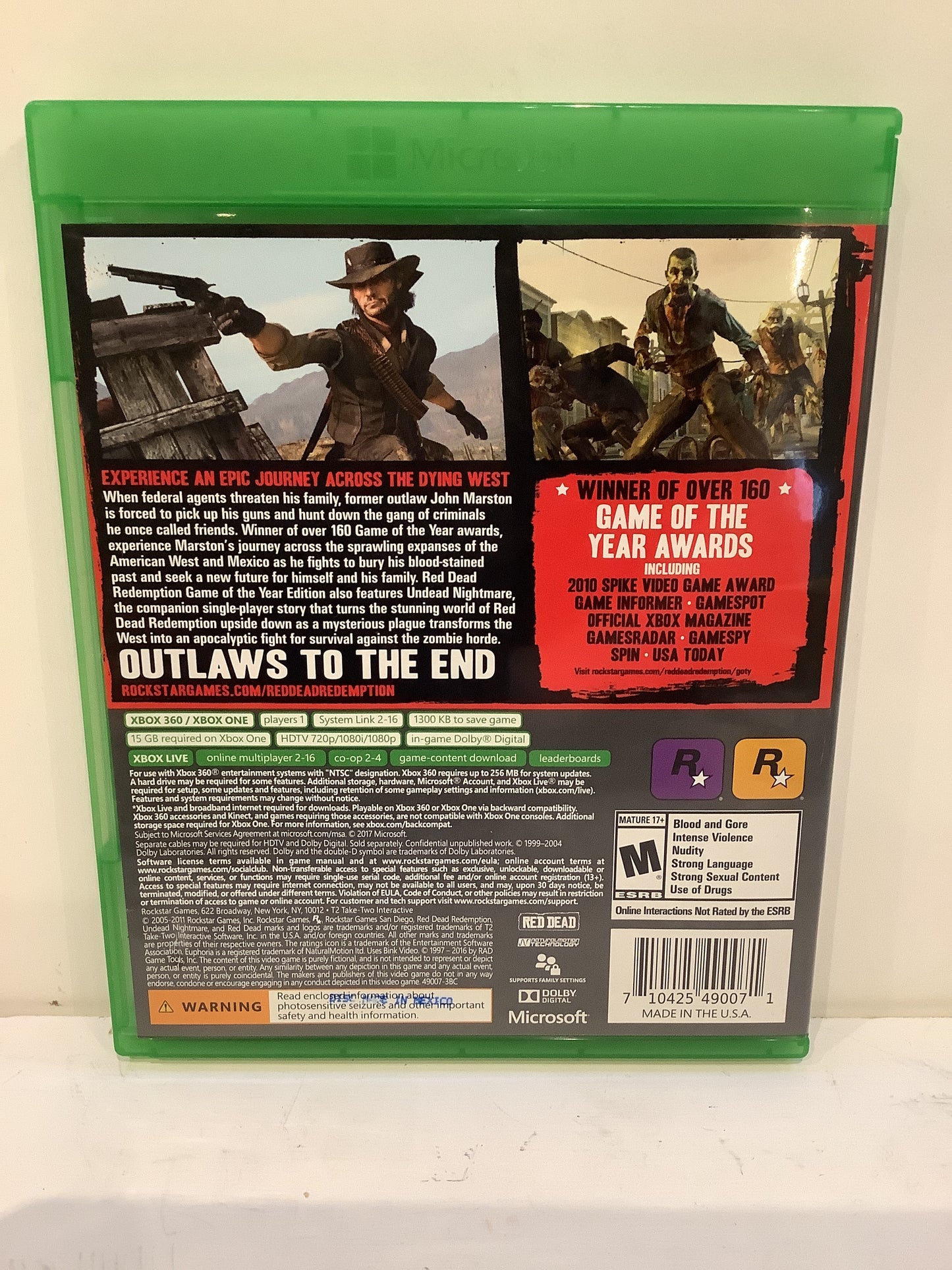 Red Dead Redemption [Game of the Year] - Xbox One