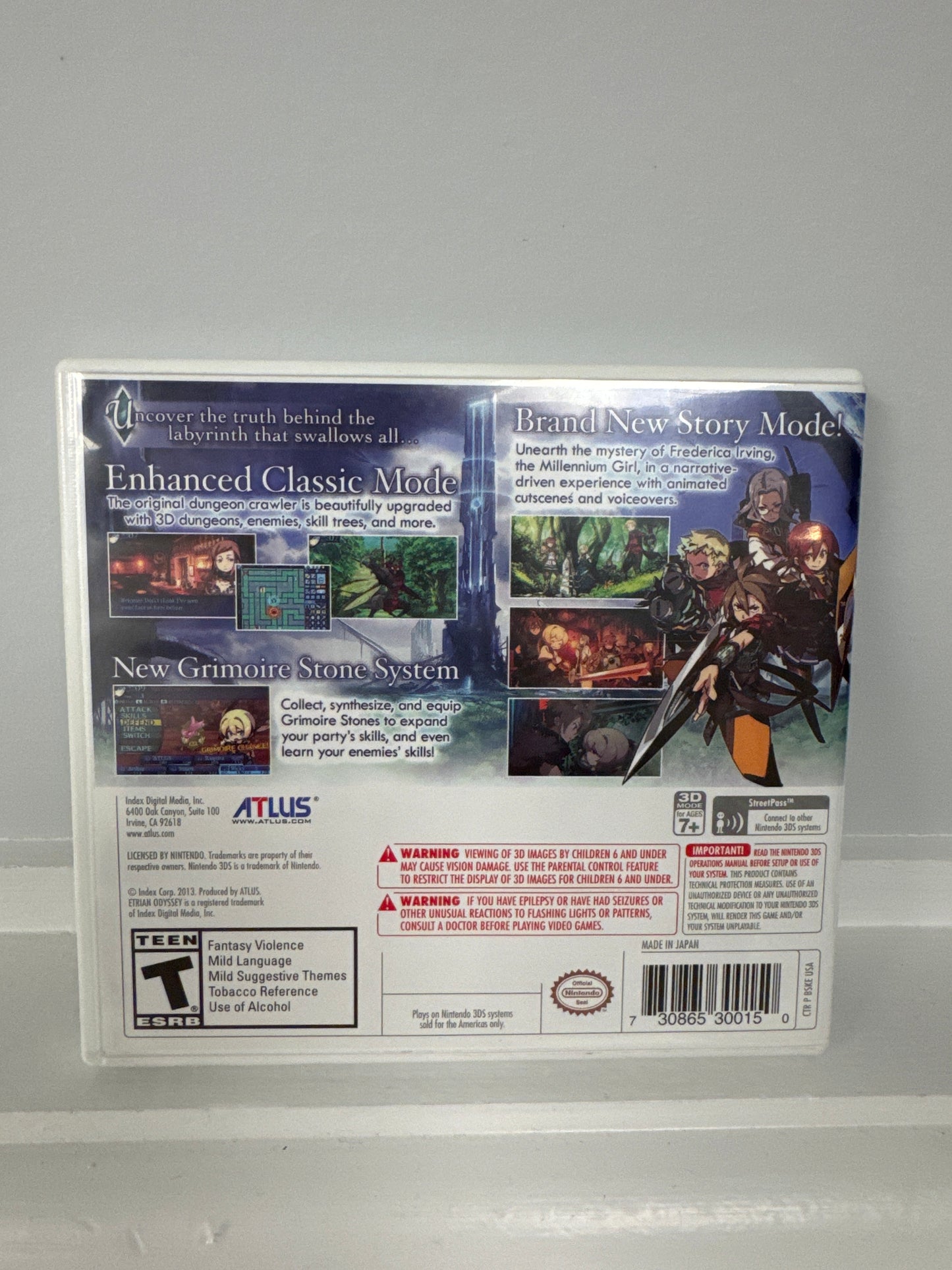 Etrian Odyssey Untold: The Millennium Girl - Nintendo 3DS