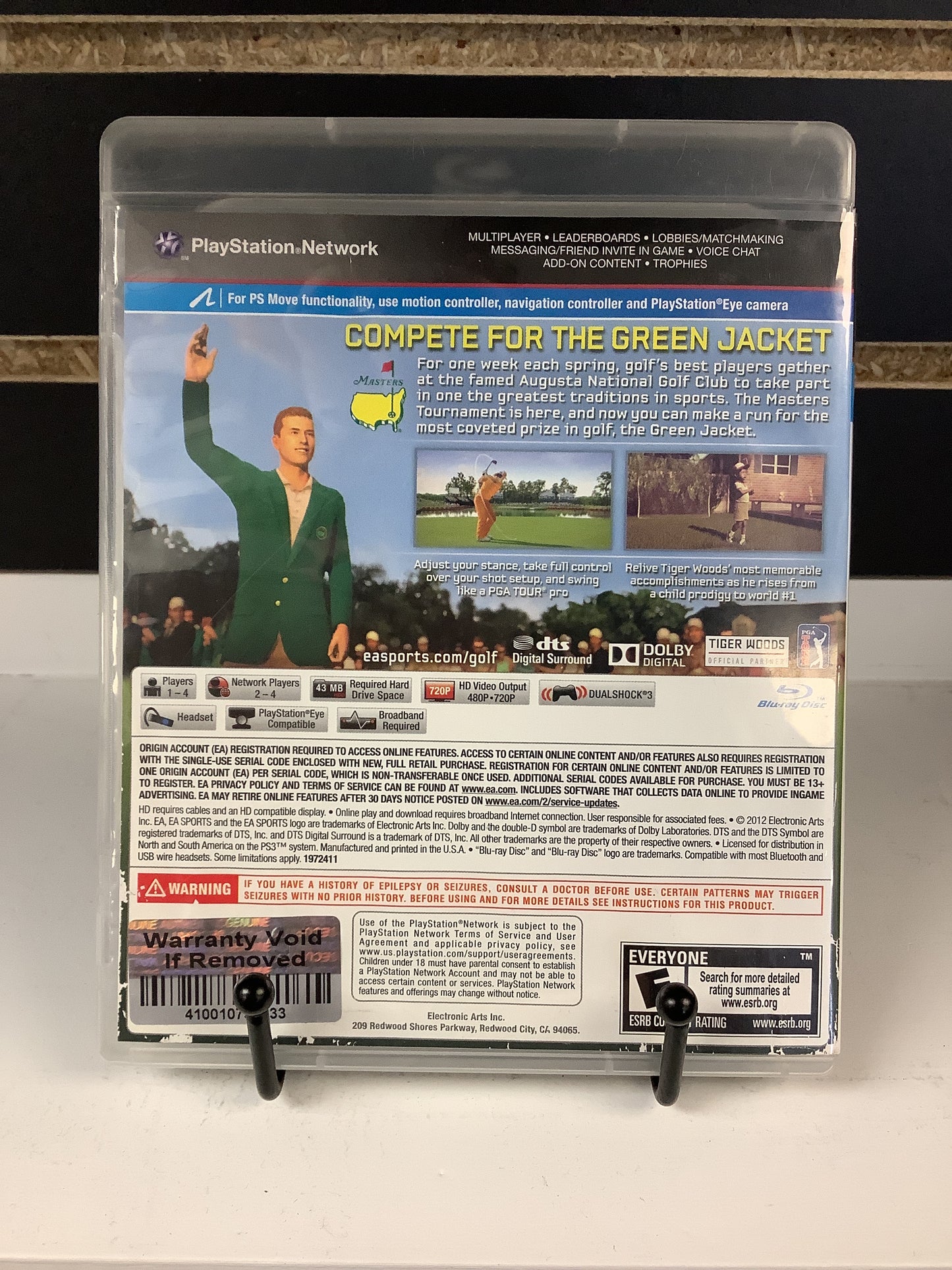 Tiger Woods PGA Tour 13 Masters Collector's Edition - Playstation 3