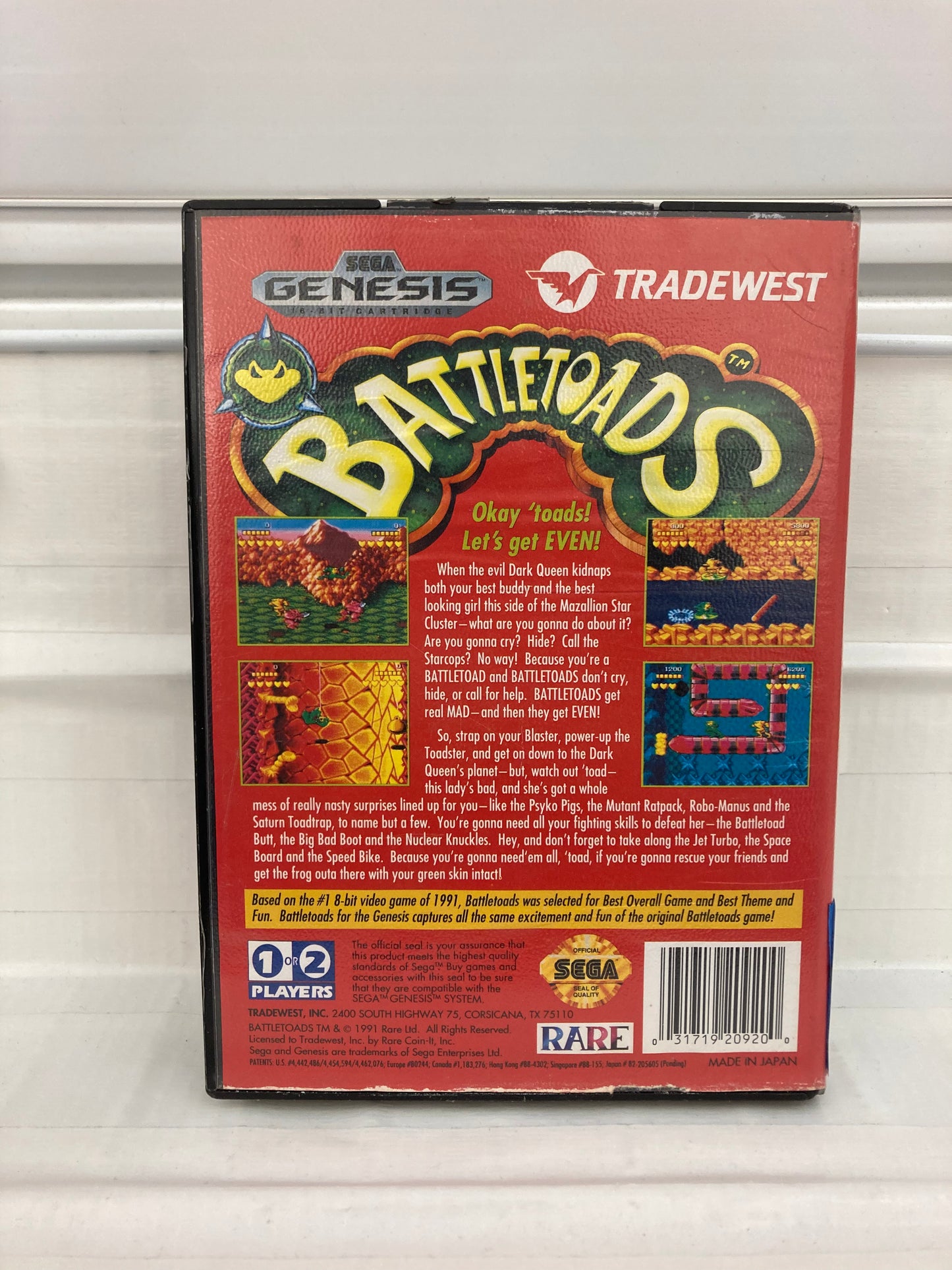 Battletoads - Sega Genesis