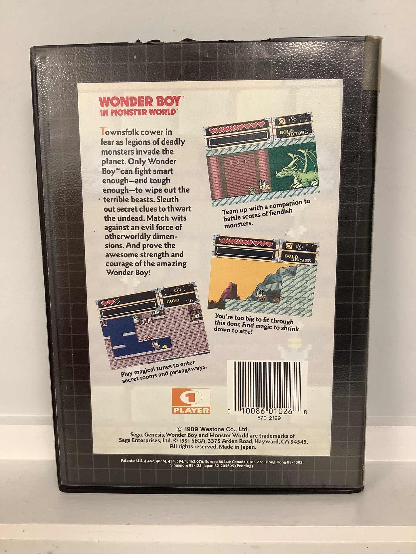 Wonder Boy in Monster World - Sega Genesis