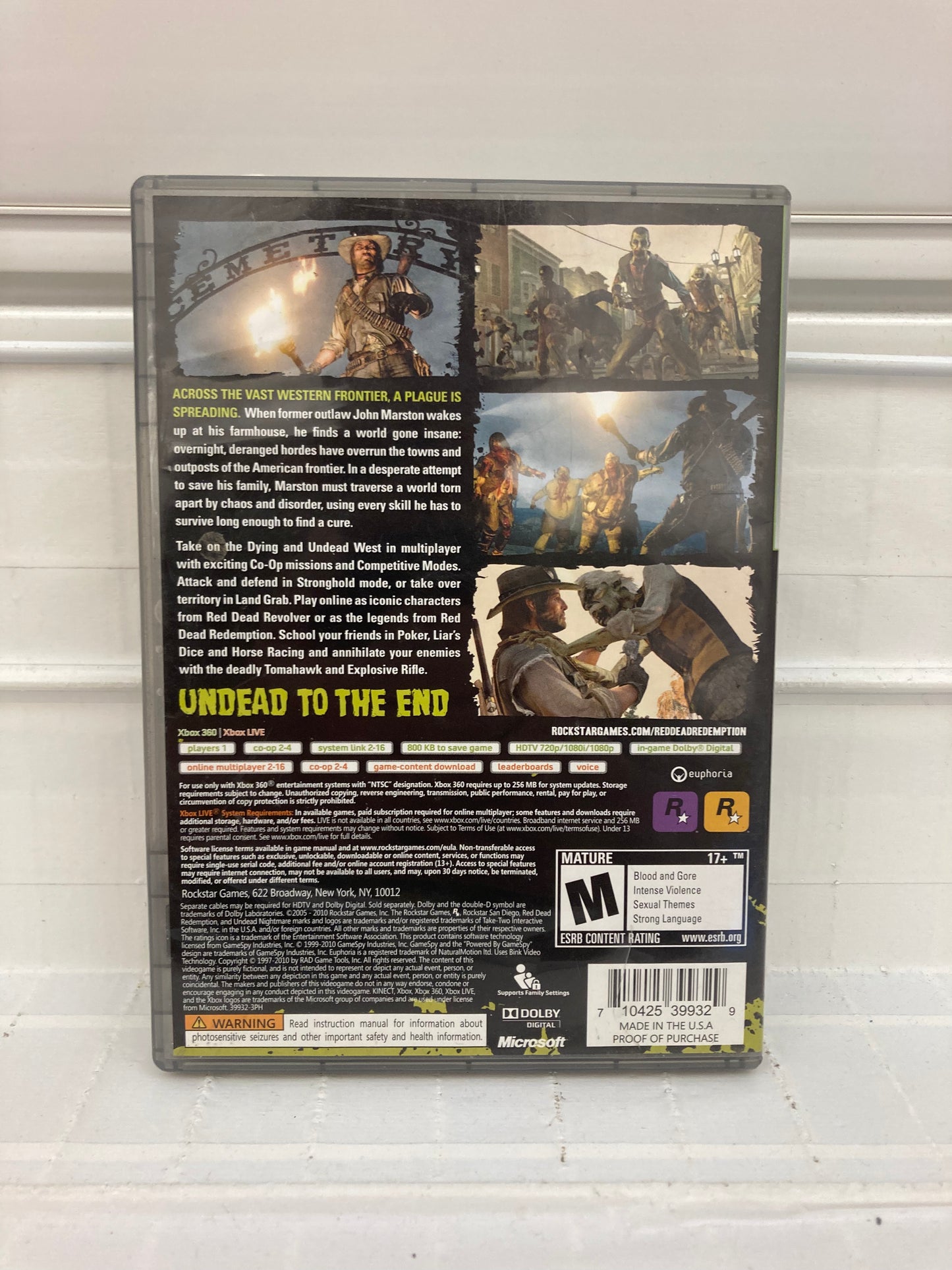 Red Dead Redemption: Undead Nightmare [Platinum Hits] - Xbox 360