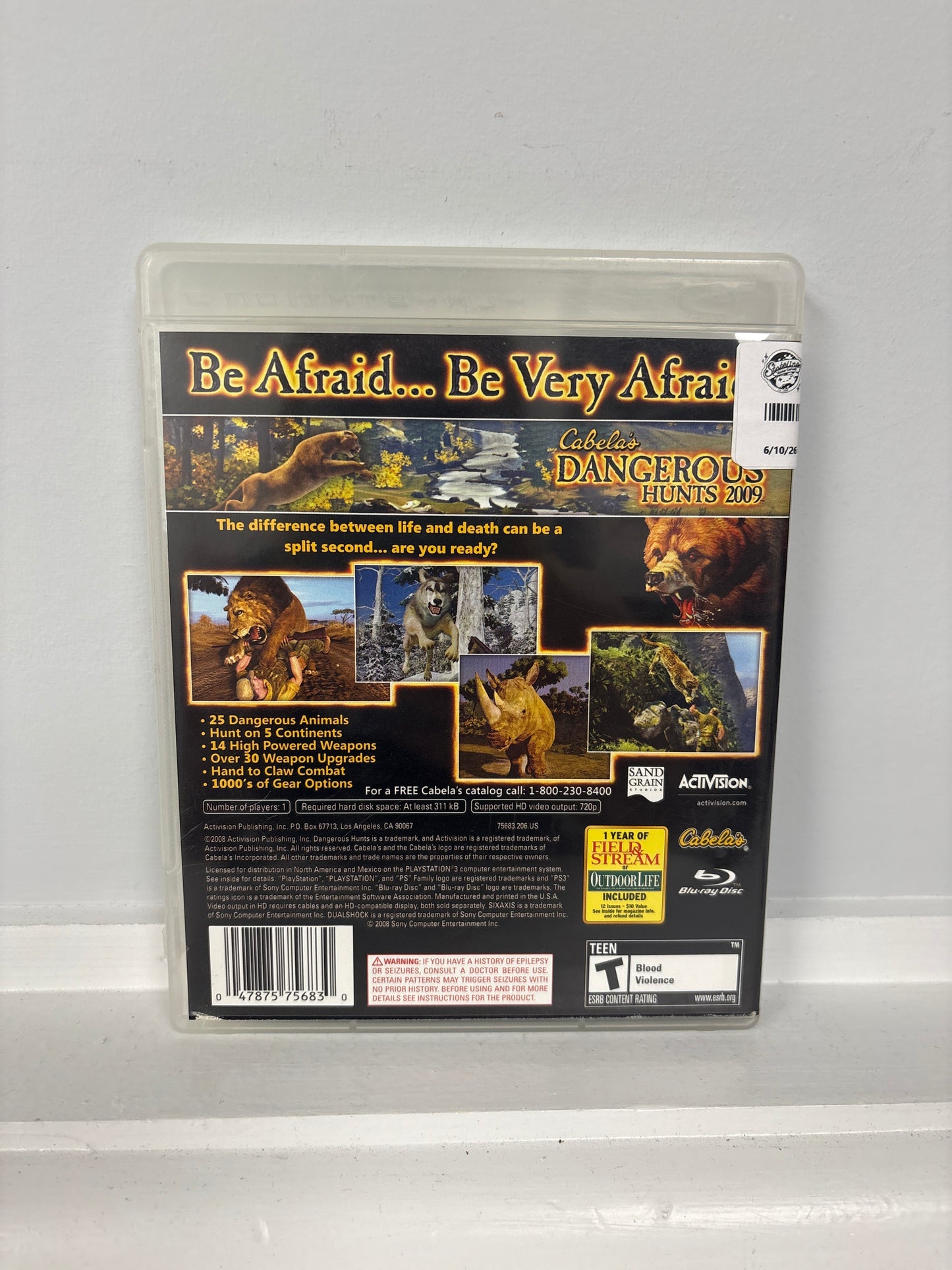 Cabela's Dangerous Hunts 2009 - Playstation 3
