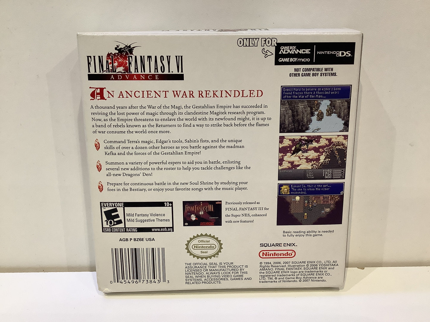 Final Fantasy VI Advance - GameBoy Advance
