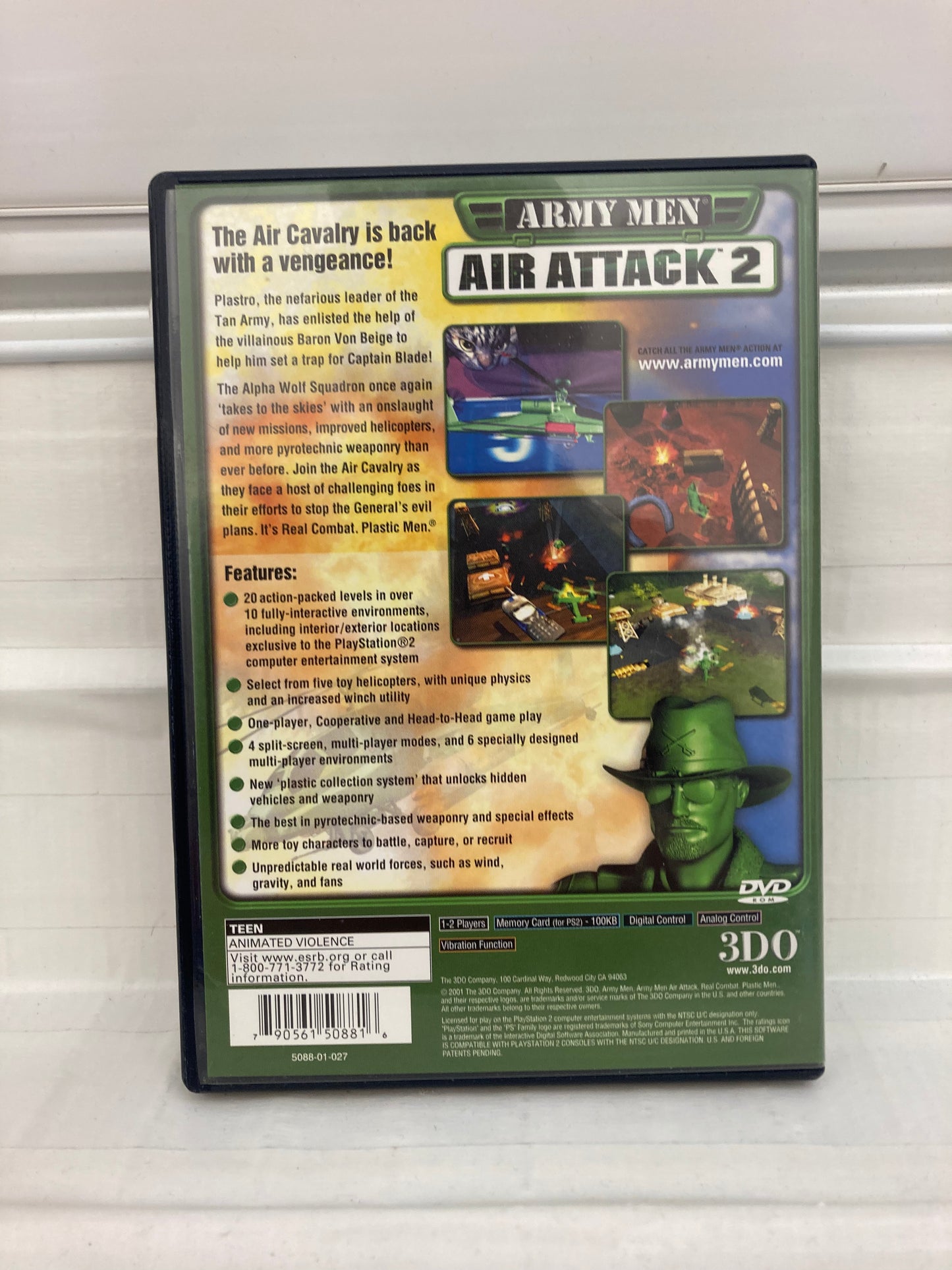Army Men Air Attack 2 - Playstation 2