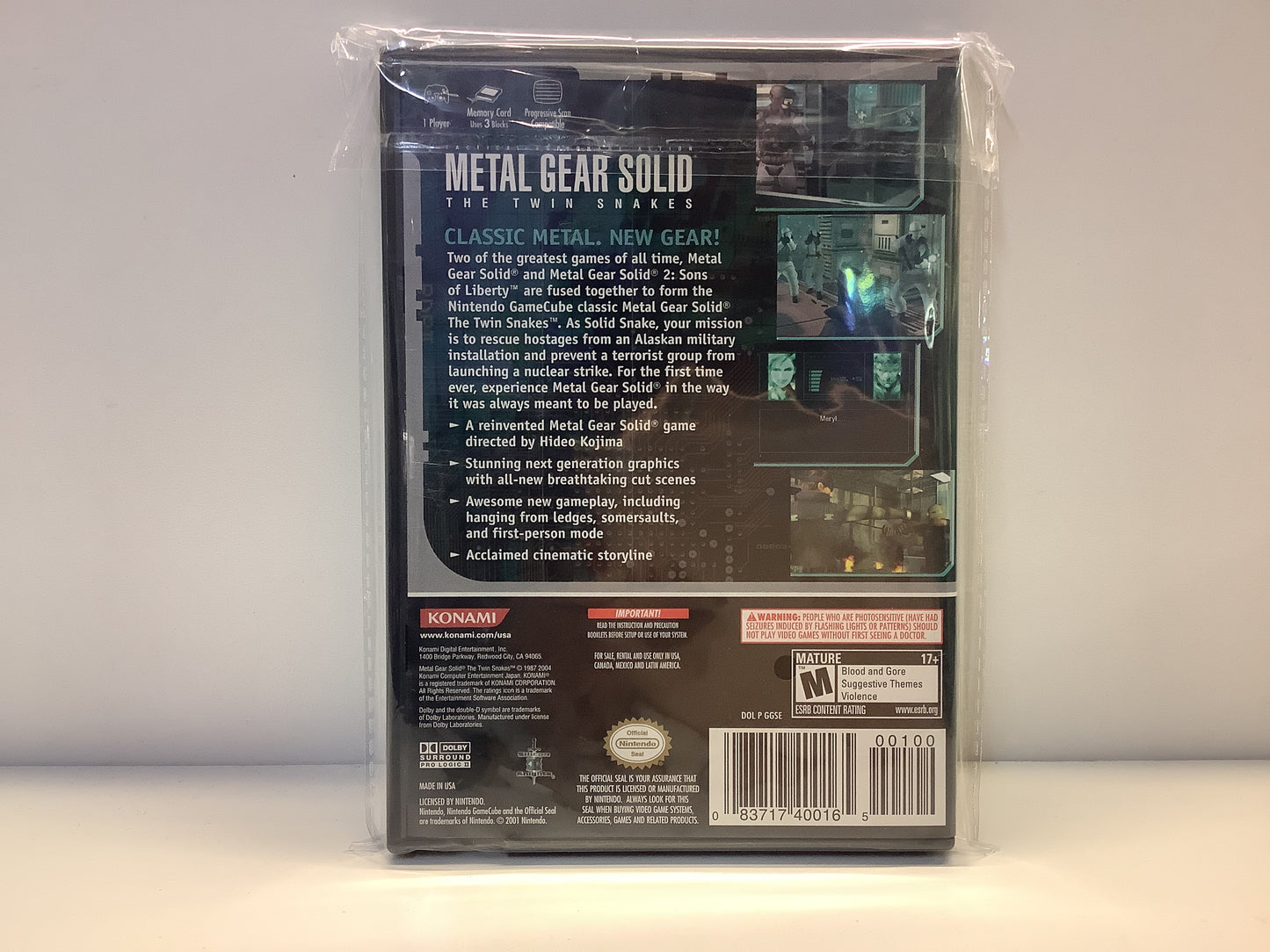 Metal Gear Solid Twin Snakes - Gamecube