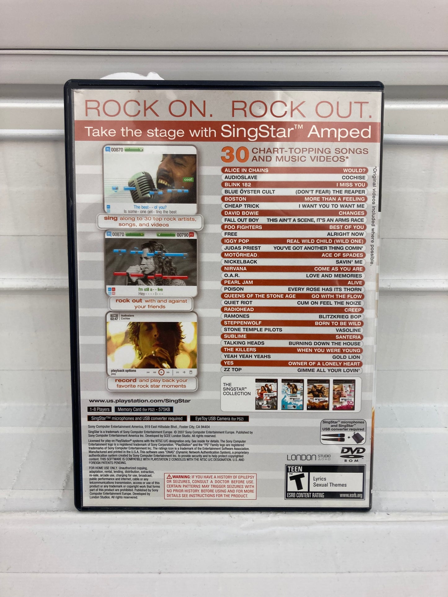 Singstar Amped - Playstation 2