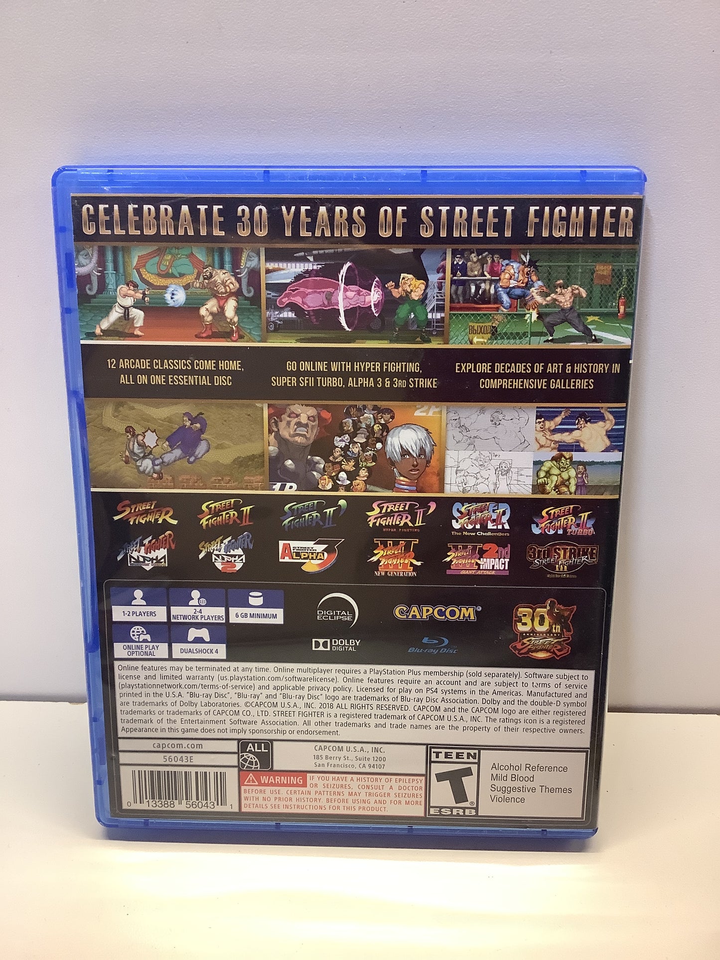 Street Fighter 30th Anniversary Collection - Playstation 4