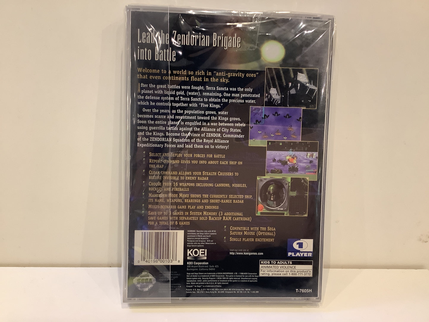 Heir of Zendor The Legend and The Land - Sega Saturn