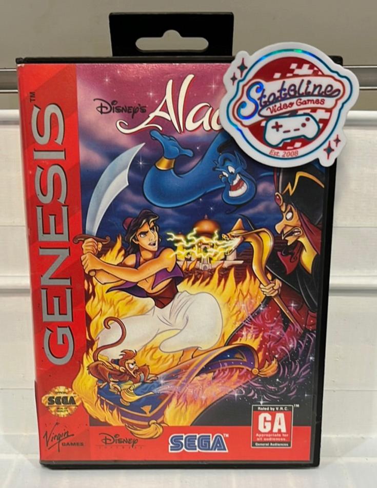 Aladdin Sega Genesis Stateline Video Games Inc aladdin-sega-genesis-stateline-video-games-inc