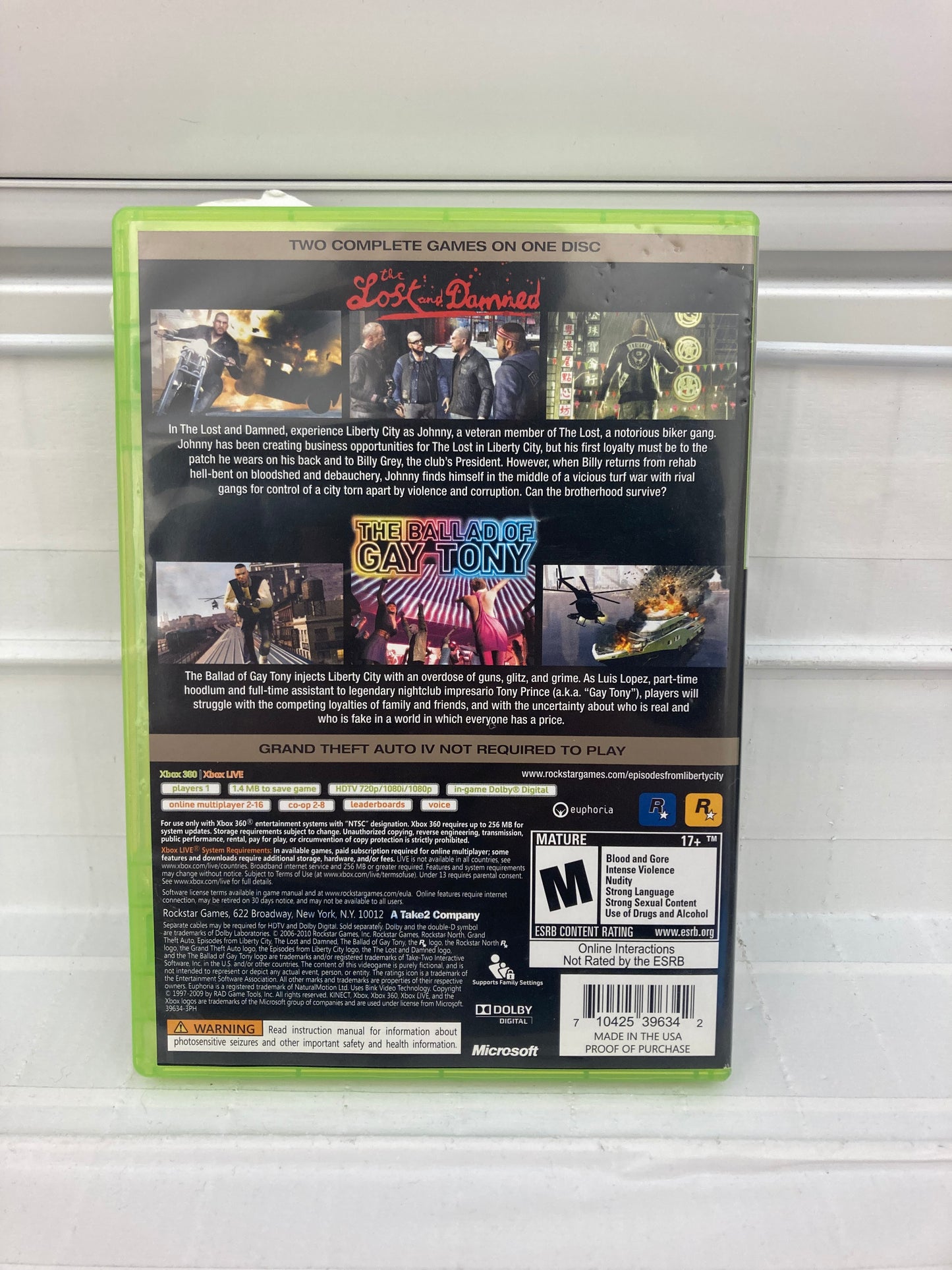 Grand Theft Auto: Episodes from Liberty City [Platinum Hits] - Xbox 360