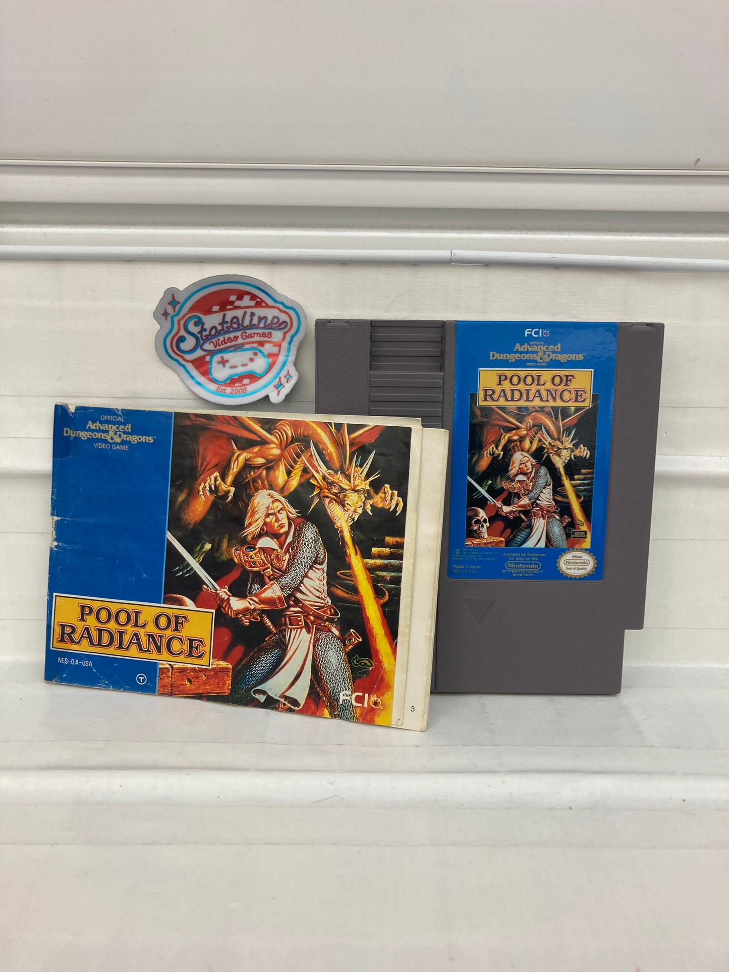 Advanced Dungeons & Dragons Pool of Radiance - NES