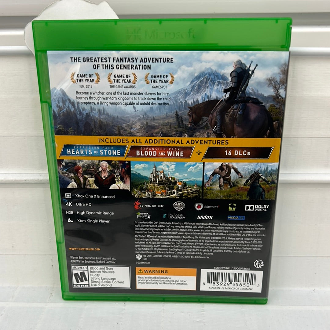 Witcher 3: Wild Hunt [Complete Edition] - Xbox One