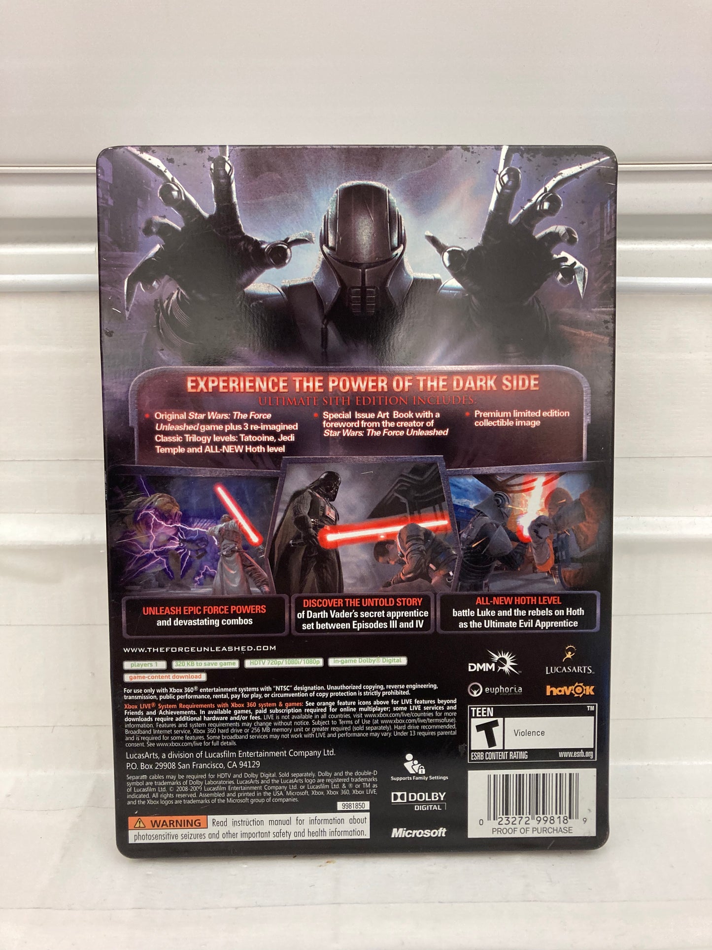 Star Wars: The Force Unleashed [Ultimate Sith Edition] - Xbox 360