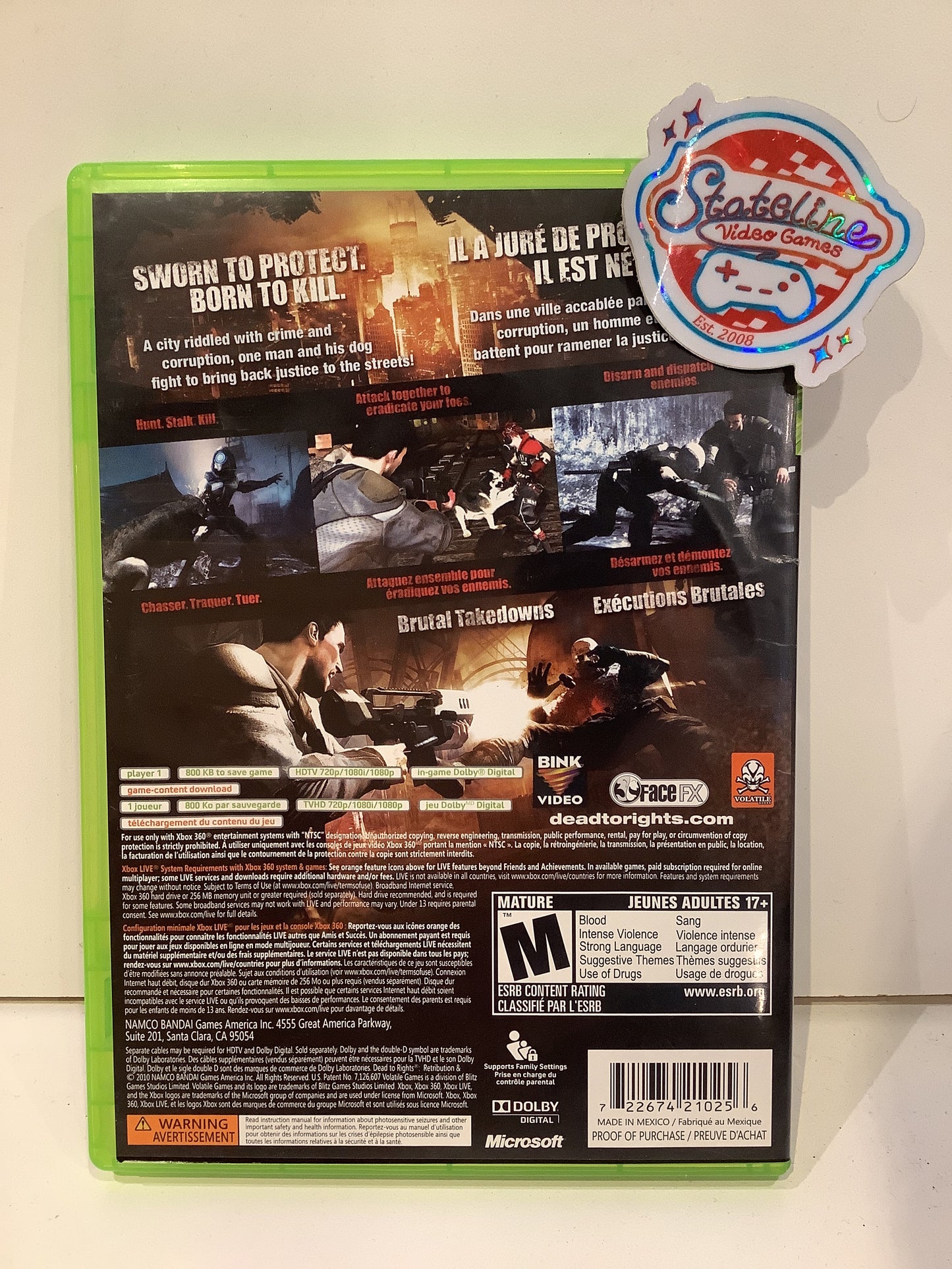 Dead to Rights: Retribution - Xbox 360