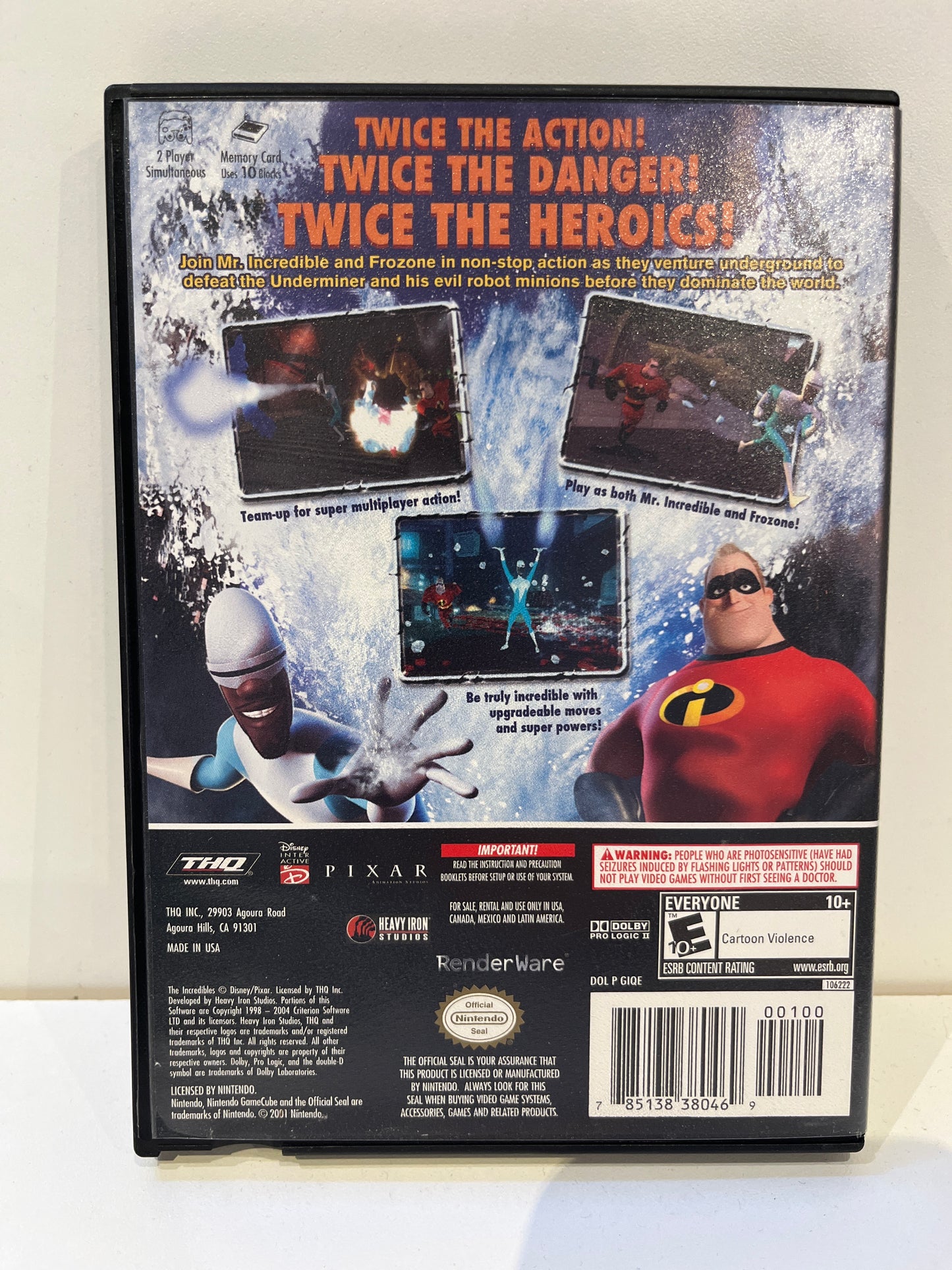 The Incredibles Rise of the Underminer - Gamecube