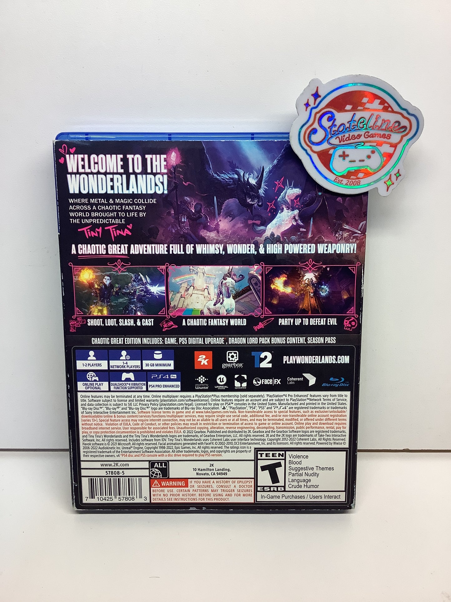 Tiny Tina's Wonderlands [Chaotic Great Edition] - Playstation 4