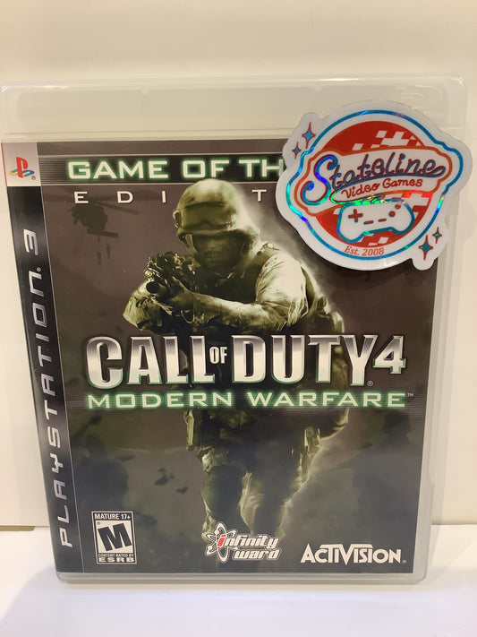 Call of Duty 4 Modern Warfare [Game of the Year] - Playstation 3