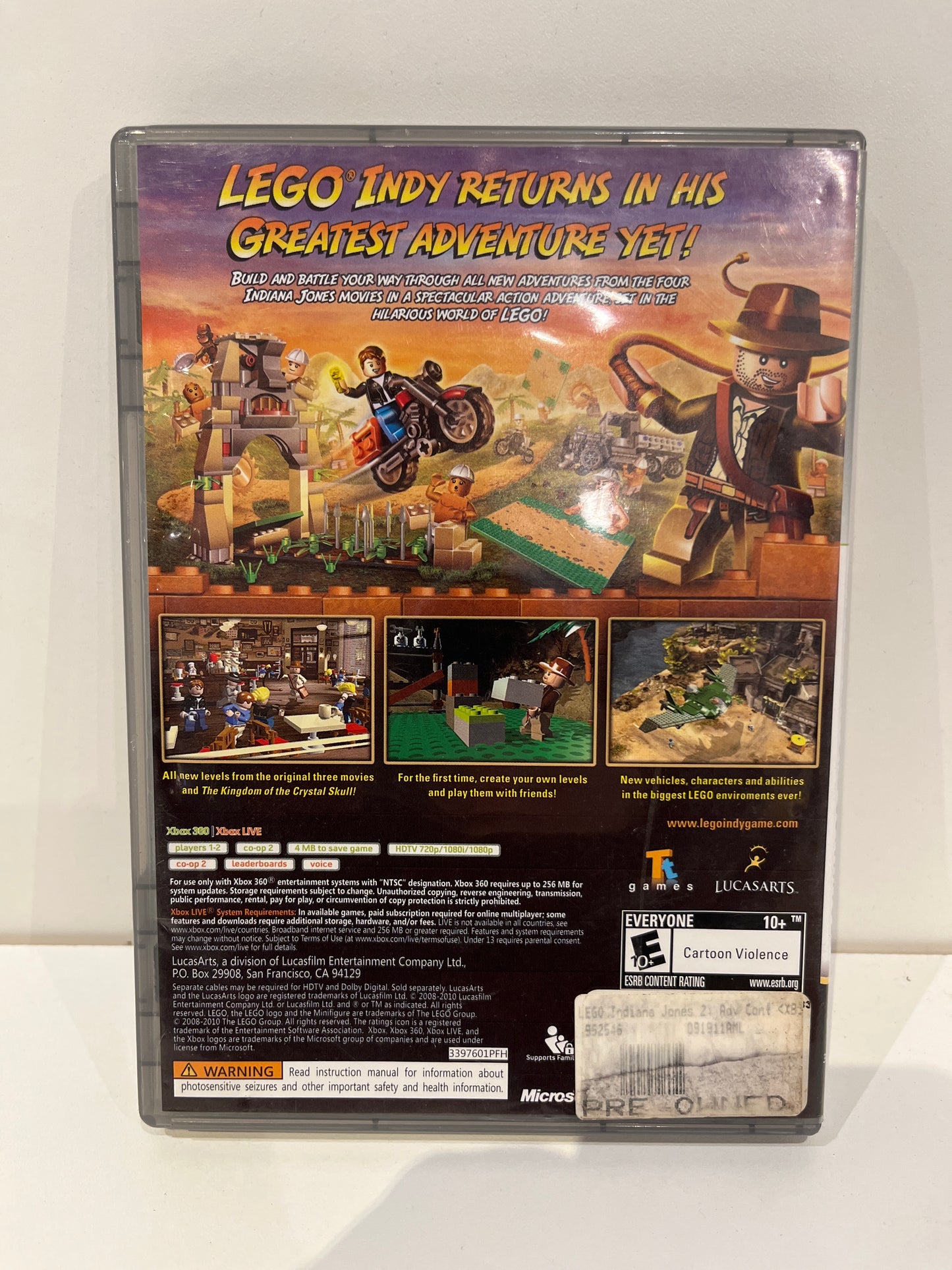 LEGO Indiana Jones 2: The Adventure Continues [Platinum Hits] - Xbox 360