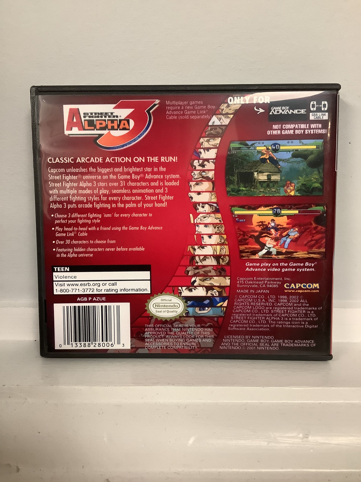Street Fighter Alpha 3 - GameBoy Advance
