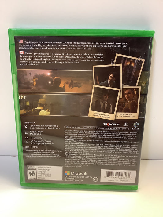 Alone in the Dark - Xbox Series X