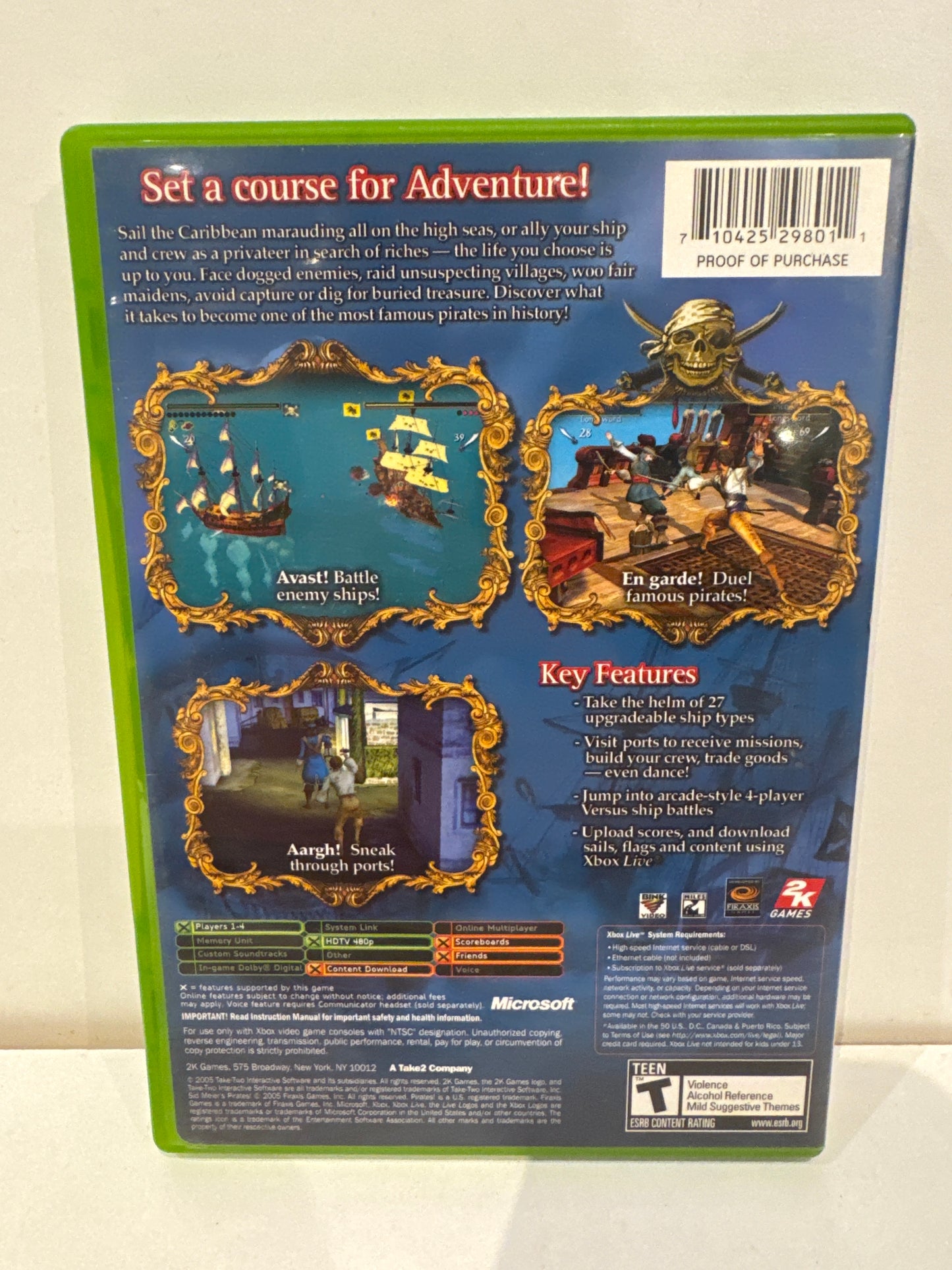 Sid Meiers Pirates Live the Life - Xbox