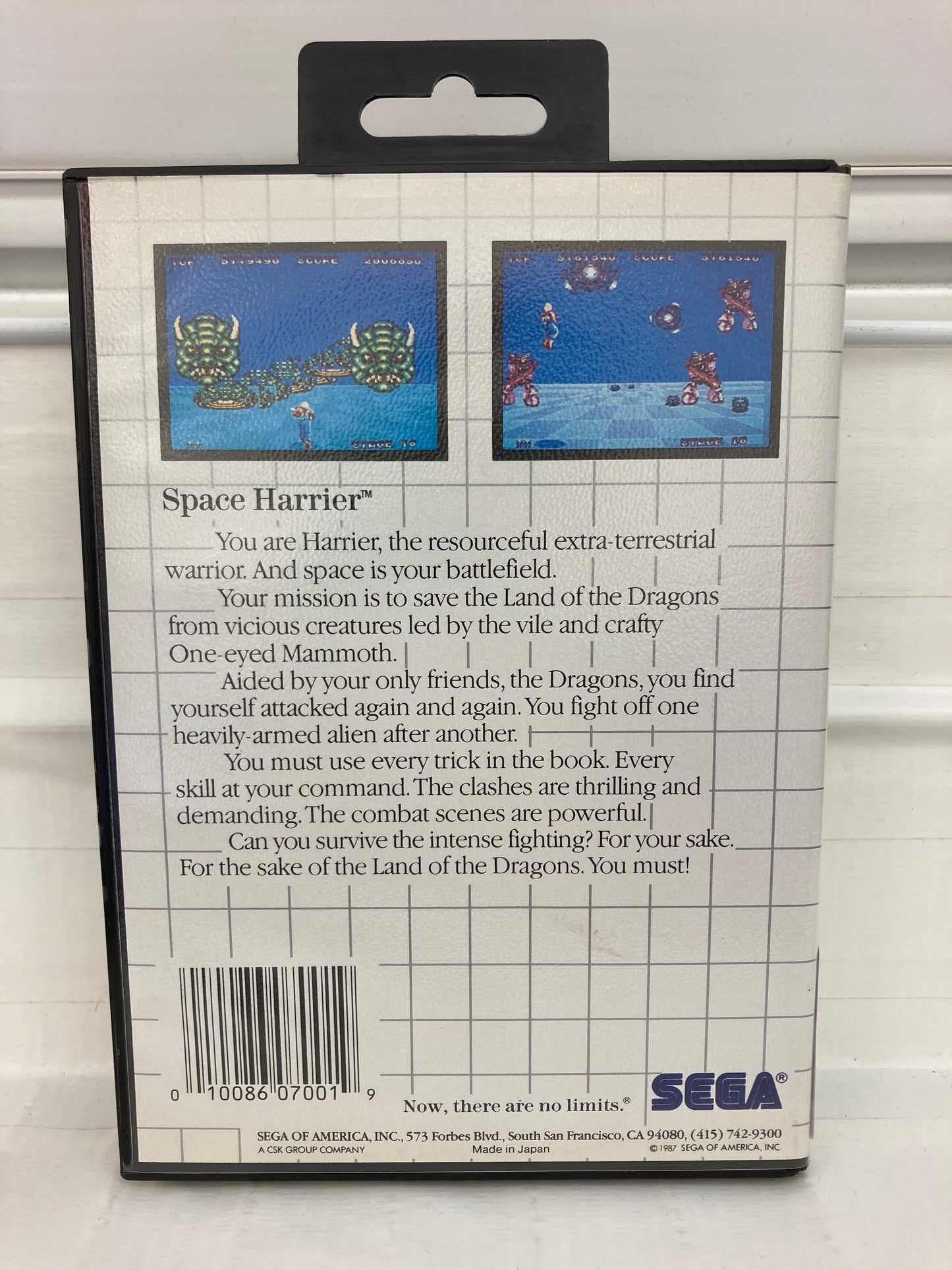 Space Harrier - Sega Master System