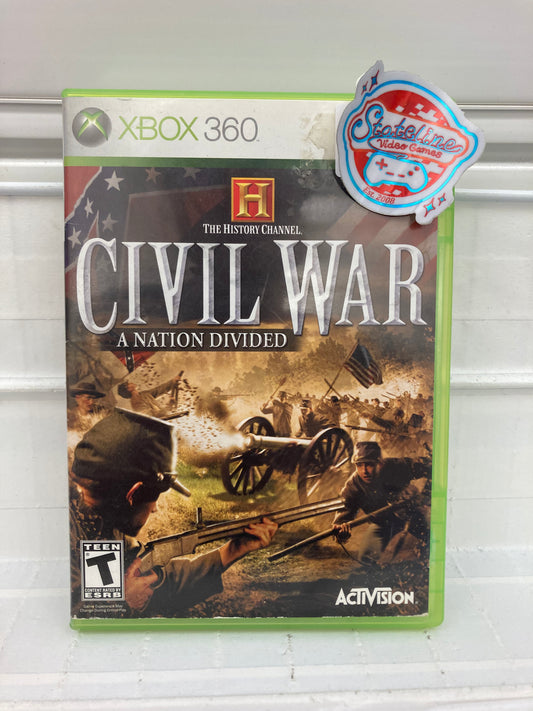 History Channel Civil War A Nation Divided - Xbox 360