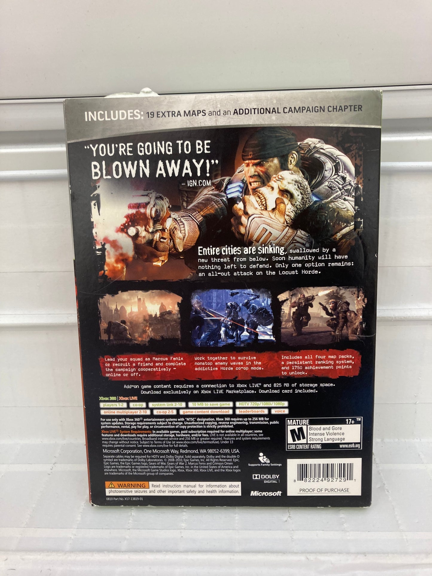 Gears of War 2 [Platinum Hits] - Xbox 360