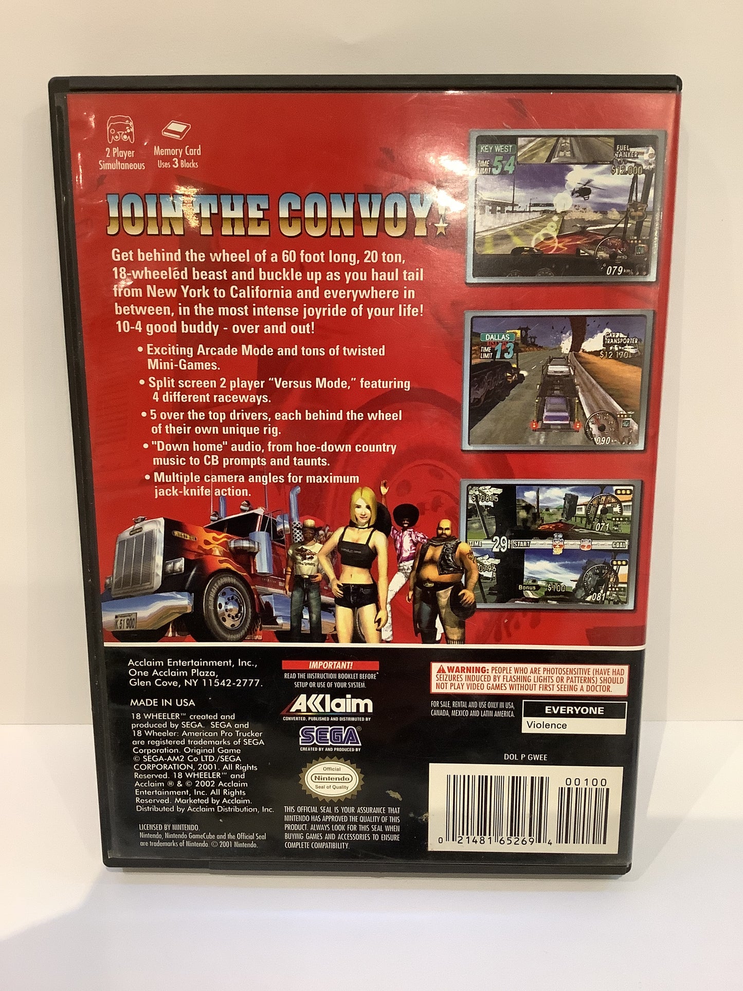 18 Wheeler American Pro Trucker - Gamecube