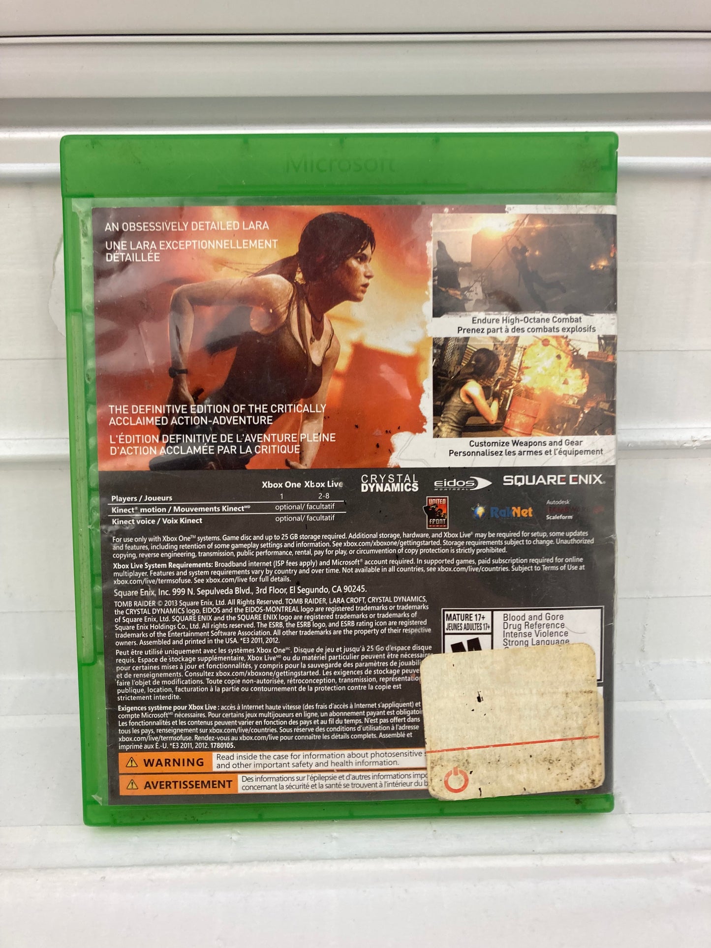 Tomb Raider: Definitive Edition - Xbox One