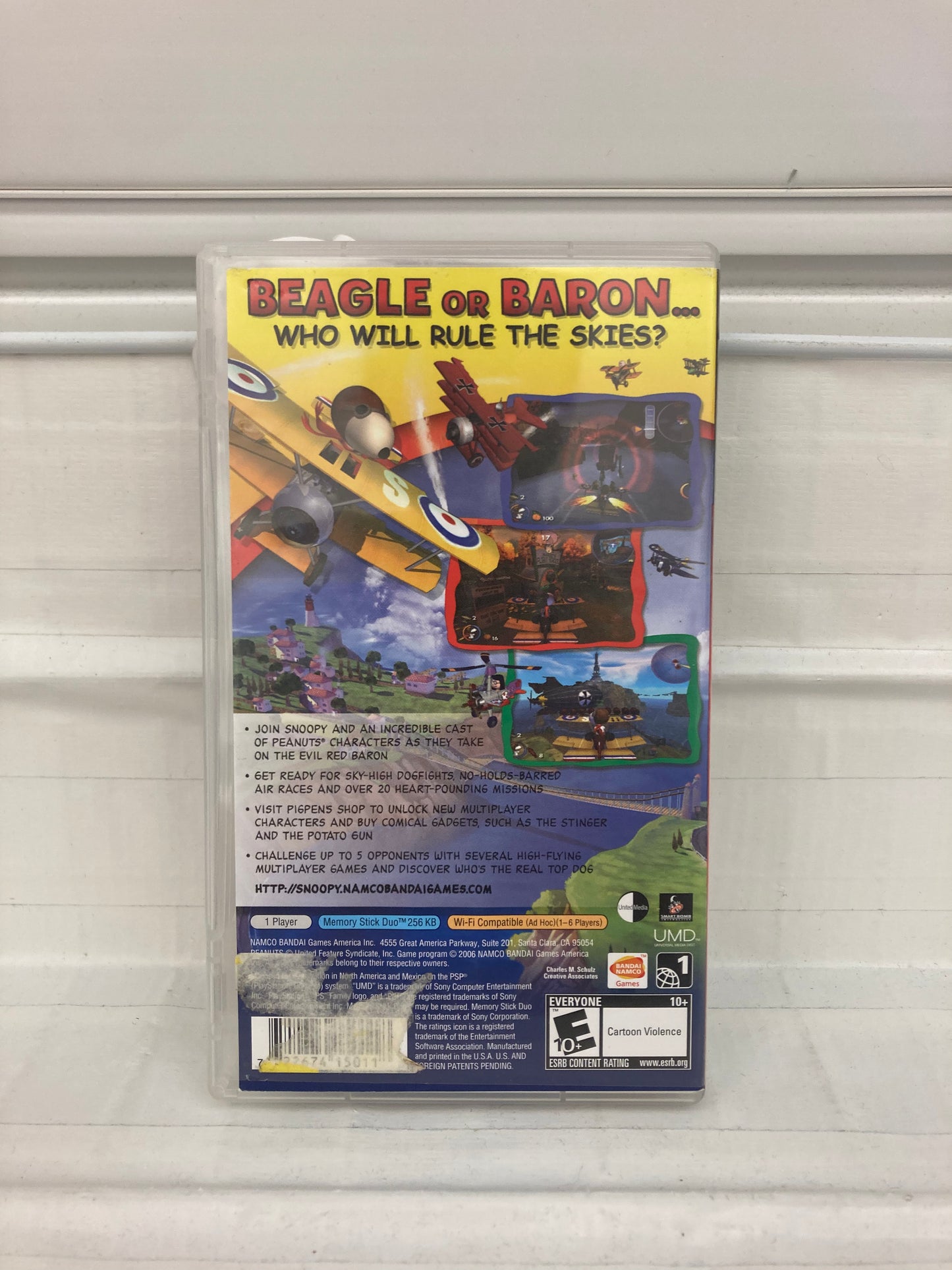 Snoopy vs. the Red Baron - PSP