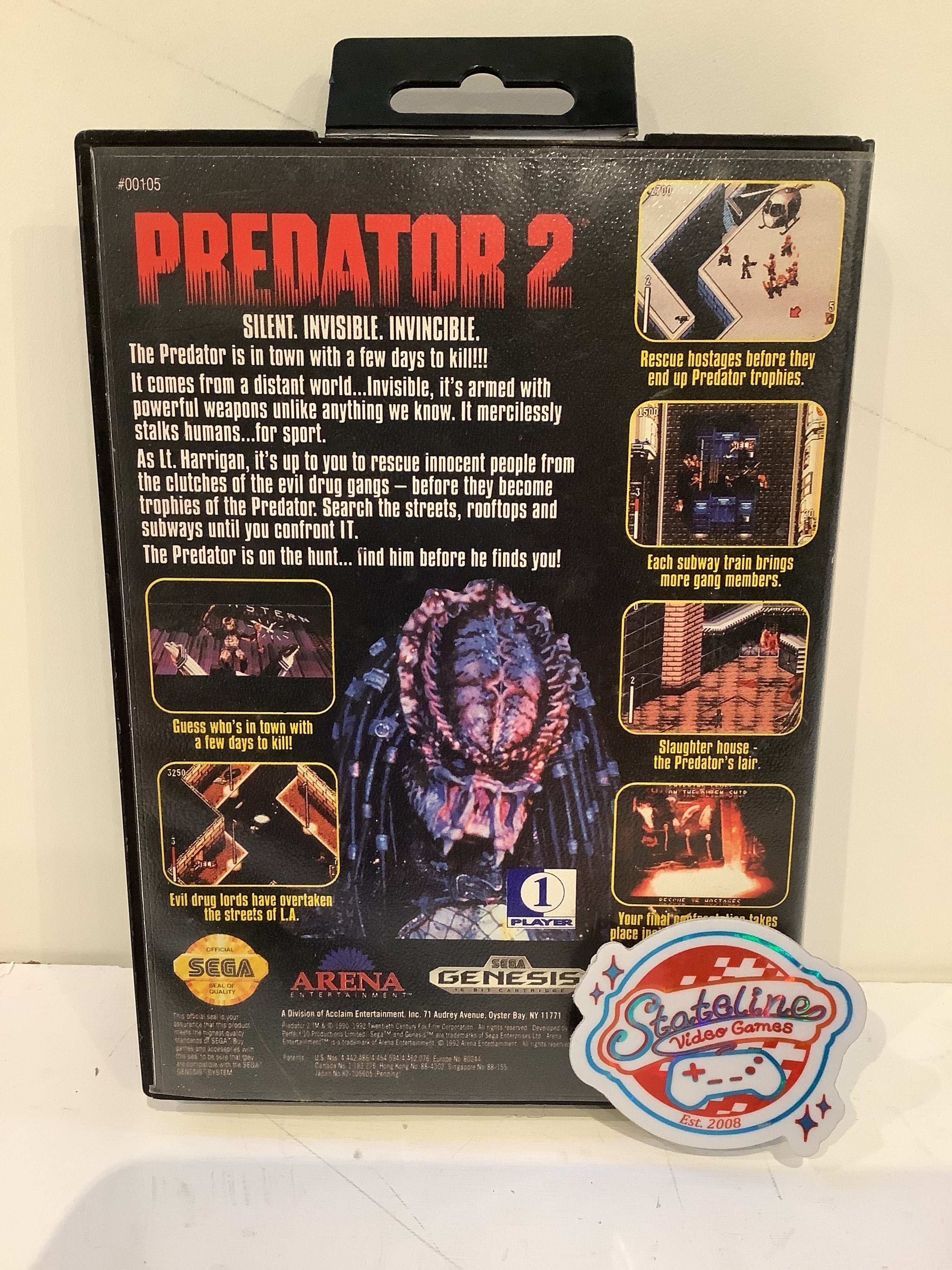 Predator 2 - Sega Genesis