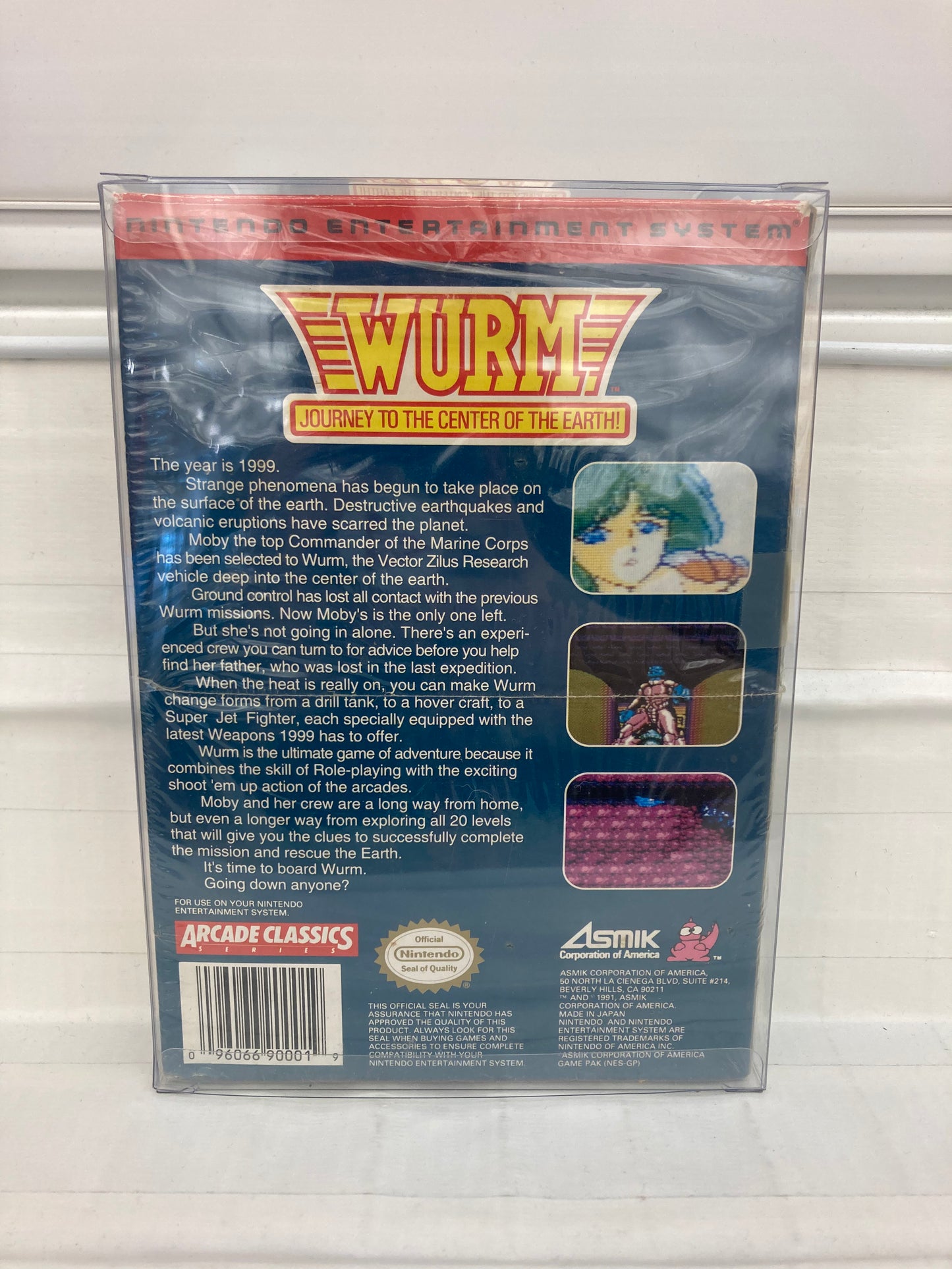 Wurm Journey to the Center of the Earth - NES