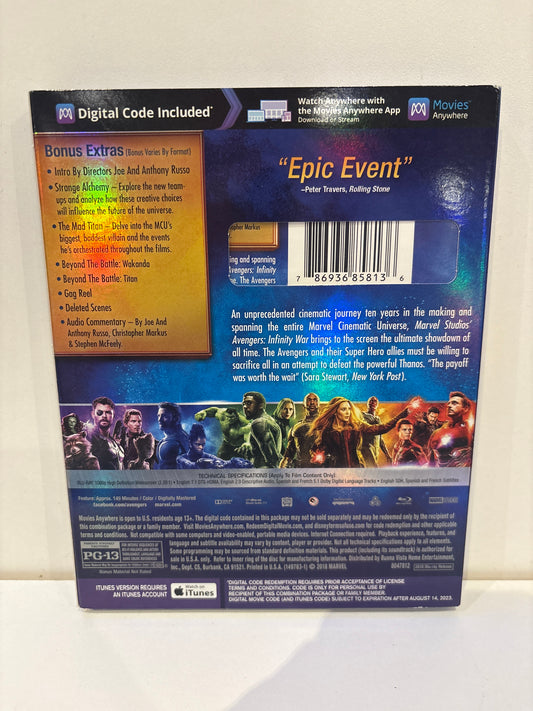 Avengers: Infinity War - Blu-Ray