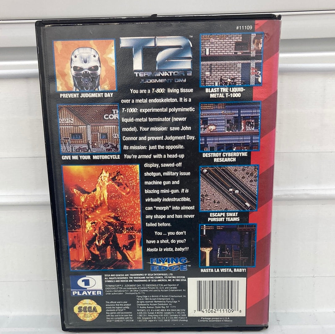 Terminator 2 Judgment Day - Sega Genesis – Stateline Video Games Inc.