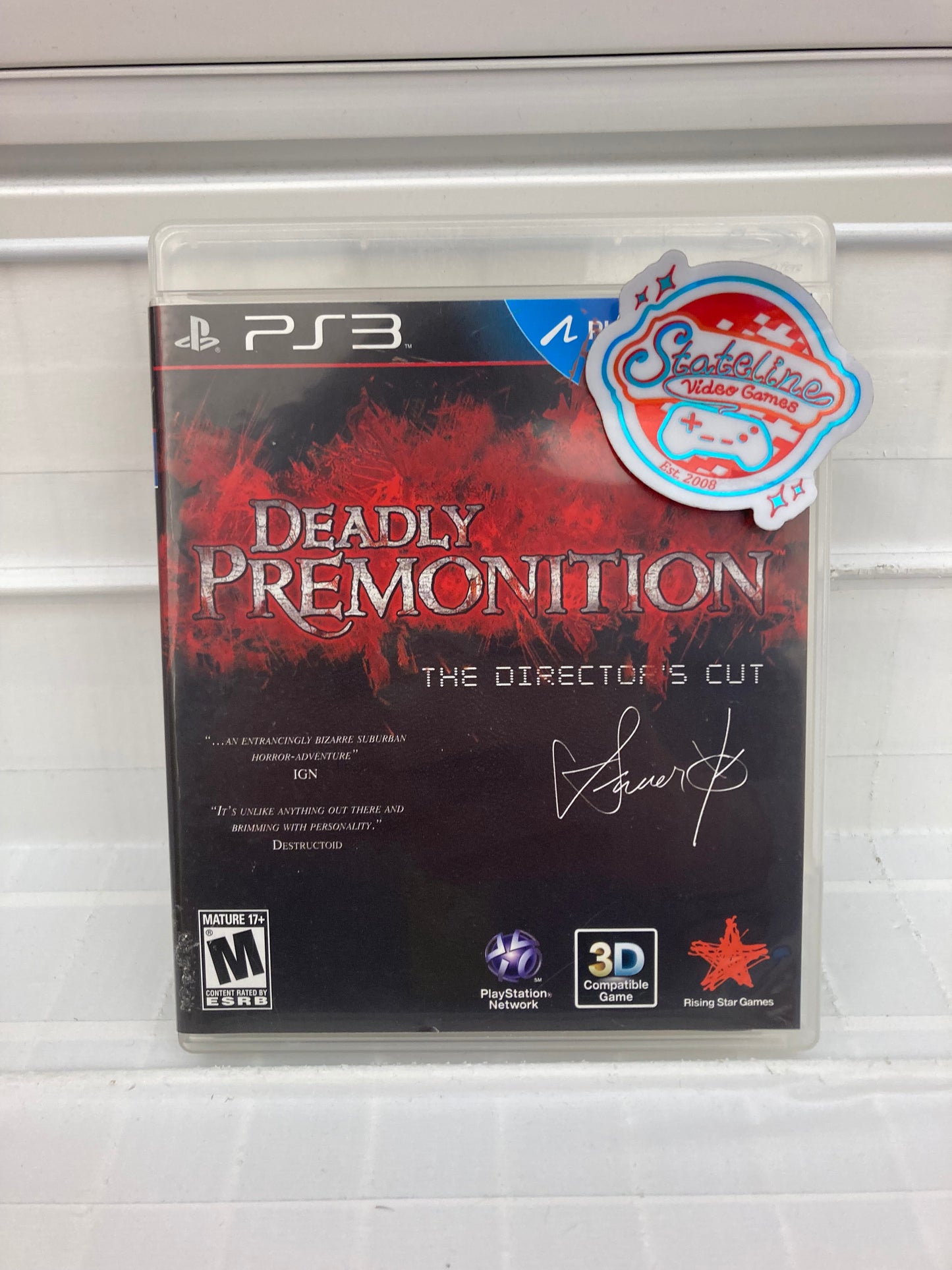Deadly Premonition: Director's Cut - Playstation 3