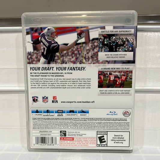 Madden NFL 16 - Playstation 3