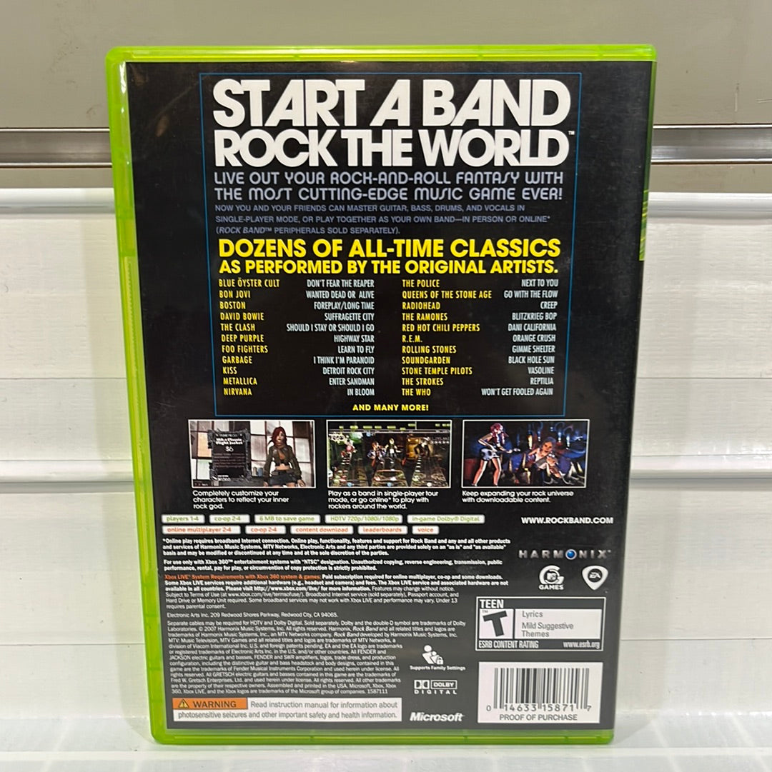 Rock Band (game only) - Xbox 360