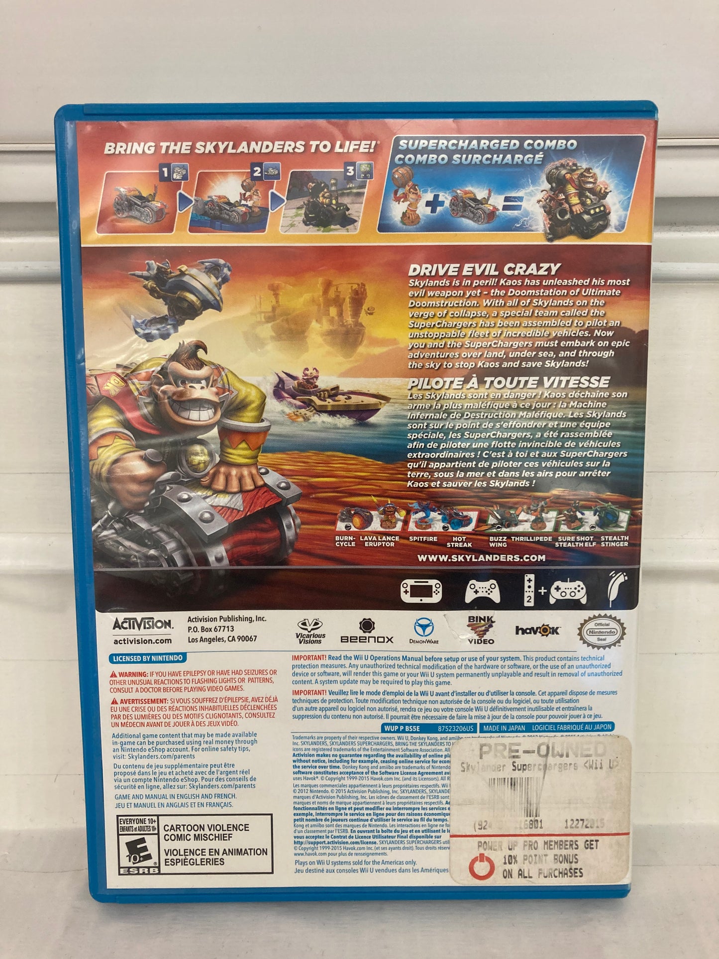Skylanders SuperChargers (Game Only) - Wii U
