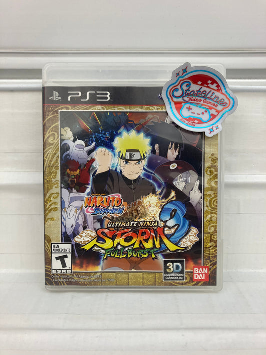 Naruto Shippuden Ultimate Ninja Storm 3 Full Burst - Playstation 3
