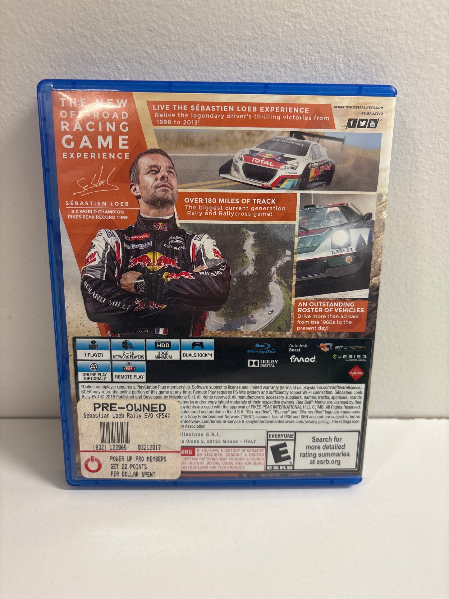 Sebastien Loeb Rally Evo - Playstation 4