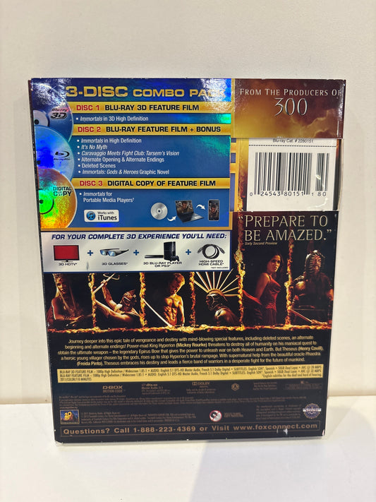 Immortals 3D - Blu-Ray
