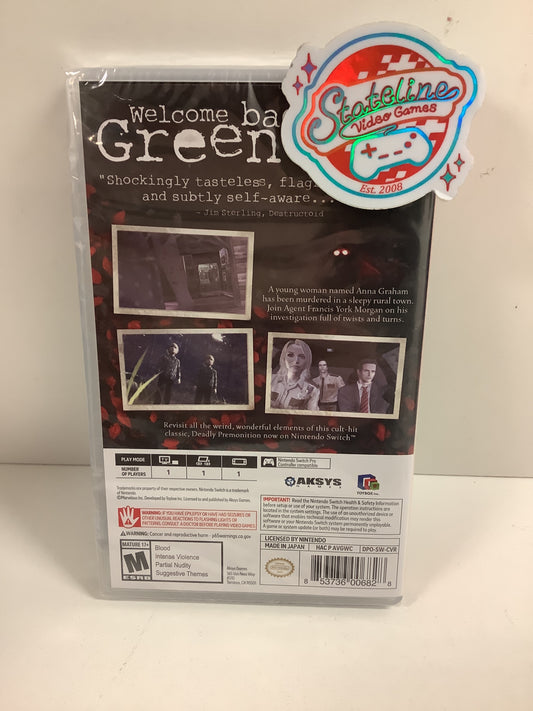 Deadly Premonition Origins - Nintendo Switch