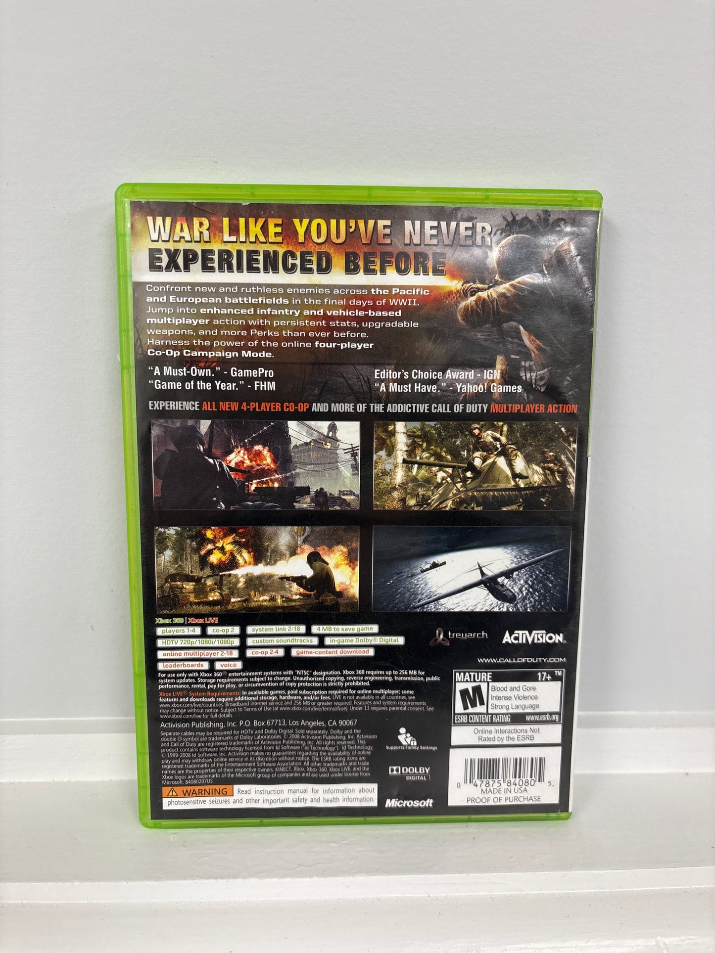 Call of Duty: World at War [Platinum Hits] - Xbox 360