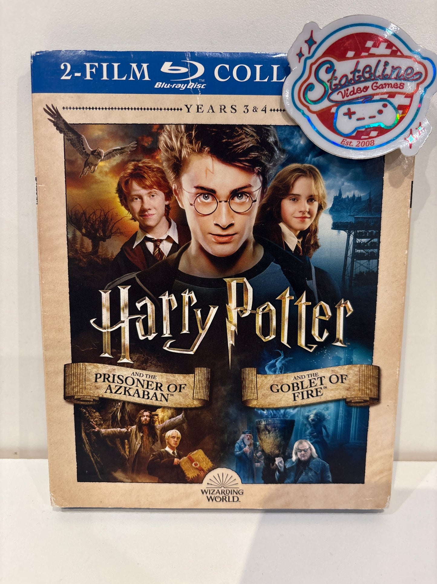 Harry Potter Years 3 & 4 Prison of Azkaban & Goblet of Fire - Blu-Ray