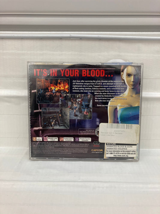 Resident Evil 3 Nemesis [2 Disc] - Playstation